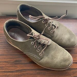 Men's Suede Lace-Up Shoes Red Wing